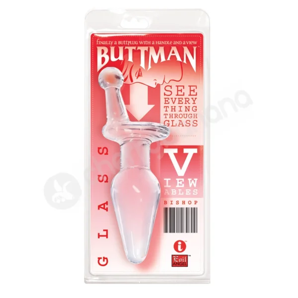Buttman Viewables - Bishop Glass Butt Plug
