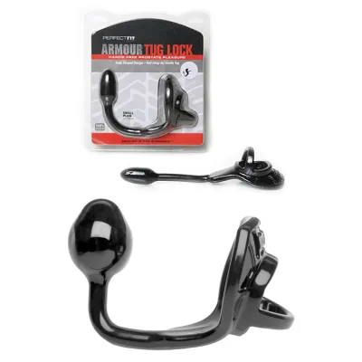 Perfect Fit Armour Tug Lock Cock Ring Plug