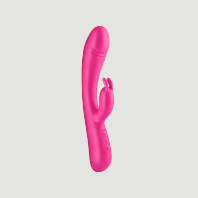 Royals Divine Metallic Pink Rabbit Vibrator