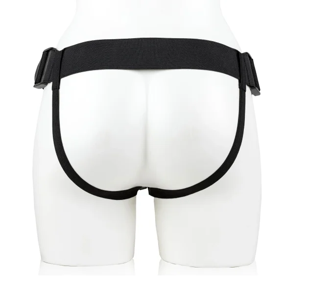 Hollow Strap-on Without Balls 6 Inch - Black