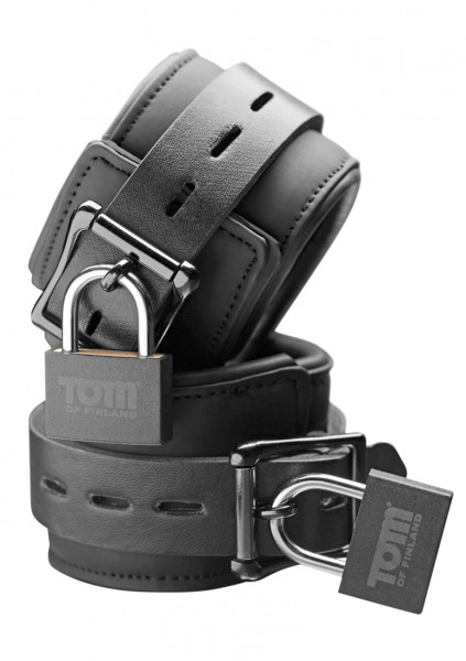 Neoprene Wrist Cuffs with Lock - Bondage Restraints