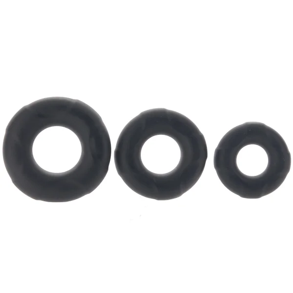 In A Bag Silicone 3 Piece C-Ring Set By Doc Johnson