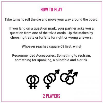 Fetish Fun Kinky Bondage Board Game