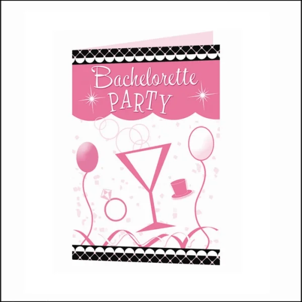 Hott Products Bachelorette Party Invitation Cards