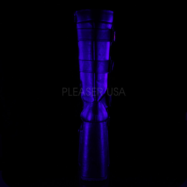7 inches PF Knee High Boot W/ 4 Buckle Straps, Inner Metal Zipper — image 4 of 4