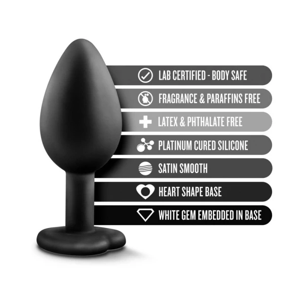 Temptasia Bling Plug Small Black