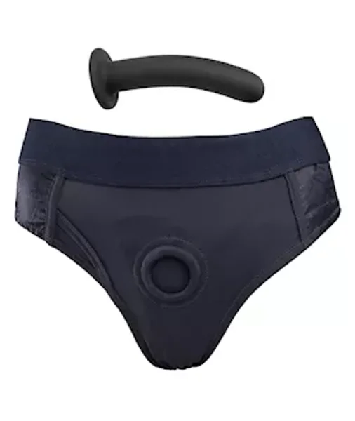 Bound Luxury Pegging Panty With Dildo - Blue -  M/l — image 8 of 12