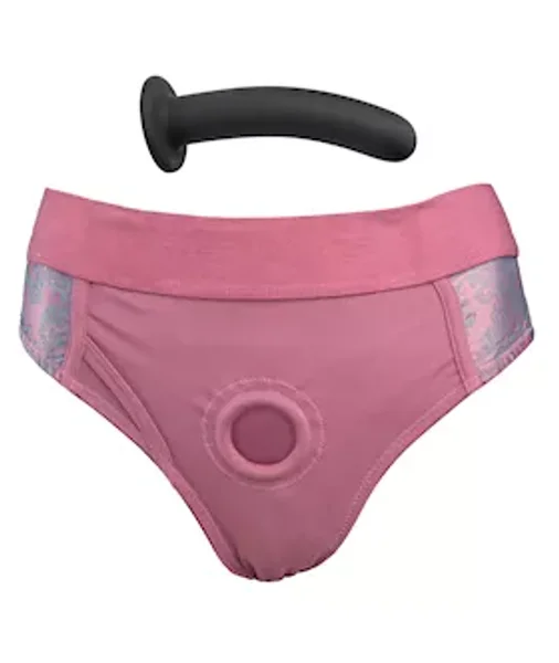 Bound Luxury Pegging Panty With Dildo - Pink -  L/xl — image 3 of 7
