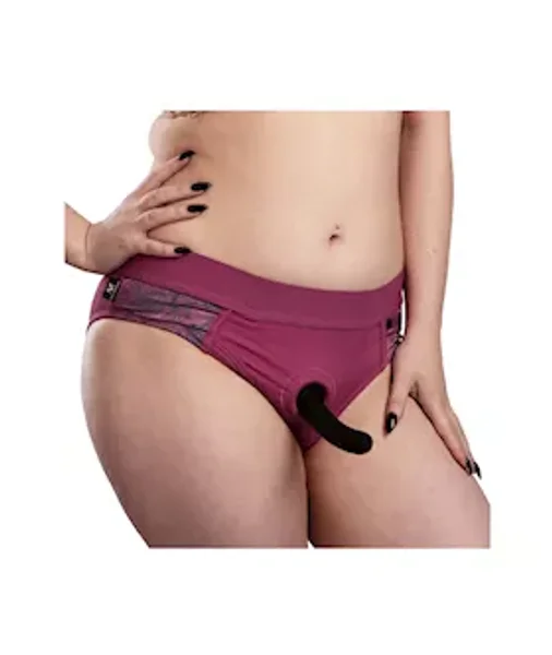 Bound Luxury Pegging Panty With Dildo - Pink -  L/xl — image 4 of 7