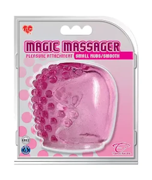 Tlc Magic Massager Pleasure Attachment Small Nubs/smooth - Pink — image 3 of 4