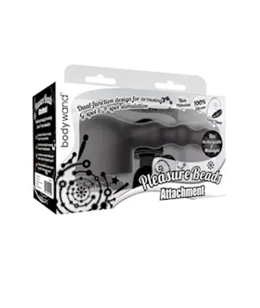 Bodywand Pleasure Beads Attachment Small Head - Black - Small — image 3 of 4