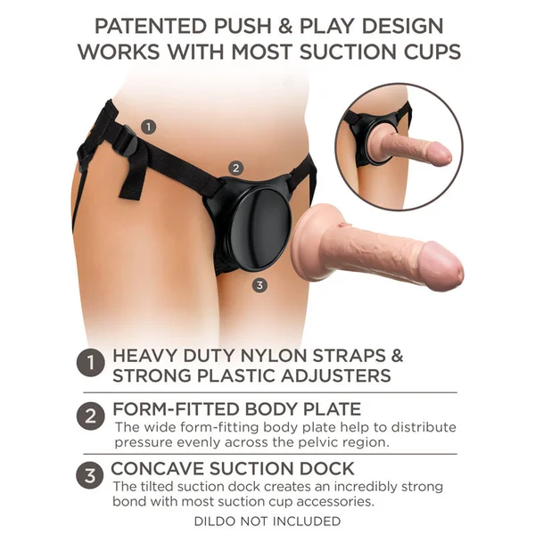 King Cock Elite Beginners Body Dock Strap-On Harness — image 11 of 14