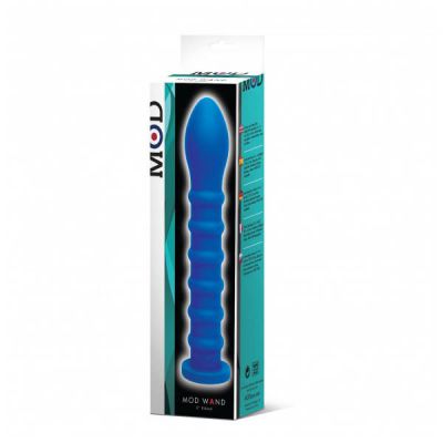MOD Wand Ribbed Blue 20 3 cm 8 Attachment for MOD Love Machine