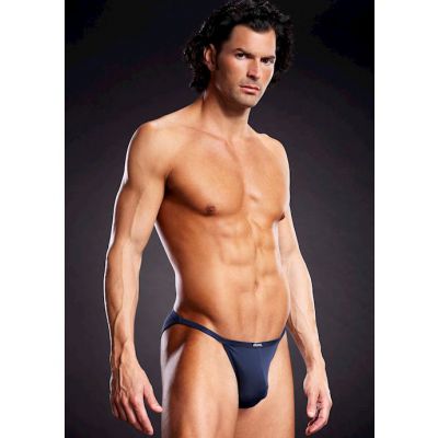 Performance Microfiber String Bikini Navy Sm