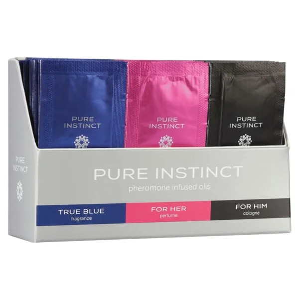 Pure Instinct Perfume Oil 1ml Trio Foil Display - 24 Pack