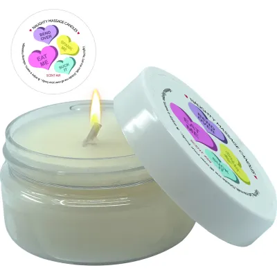 Kama Sutra Naughty Massage Candle Mini Hearts Scent 69 1 7 oz