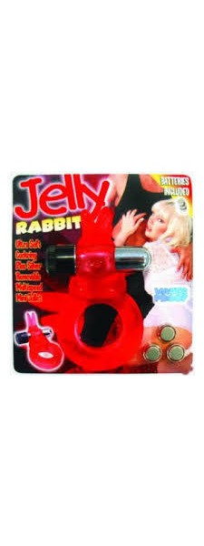 Jelly Rabbit Vibrating Cock Ring