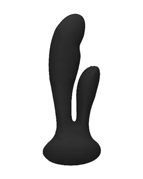 G-spot And Clitoral Vibrator - Flair  - Black - 6.8 Inch