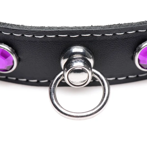 Master Series Fierce Vixen Leather Choker