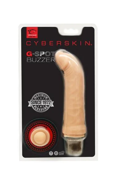Cyberskin G-Spot Buzzer Vibrator Beige