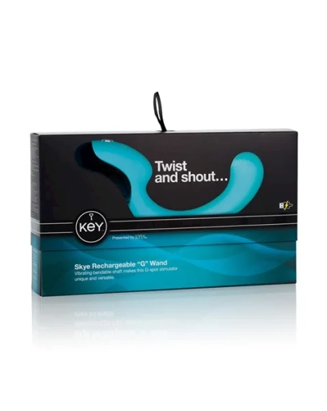Skye Rechargeable G Wand - Blue - 5 Inch