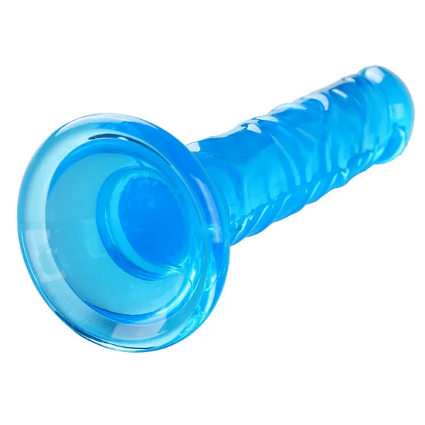 6 Inch Slim Beginner's Veined Jelly Dildo — image 22 of 23