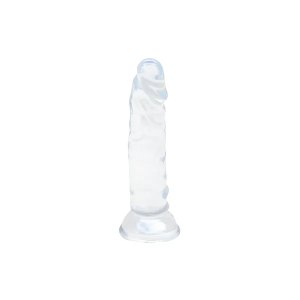 Crystal Clear Realistic 5+ Inch Transparent Dildo - Small & Large Size Options — image 12 of 21