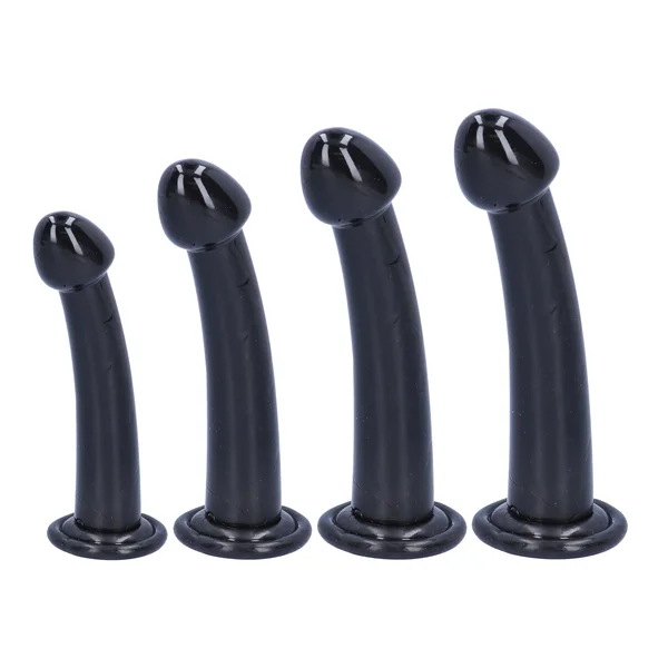 Curved G-Spot / P-Spot Penetration Jelly Dildo - 4 Different Size Options! — image 19 of 21