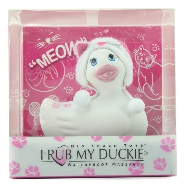 Travel Size I Rub My Duckie Furry Kitty Hoodie Massager