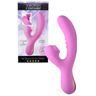 Inmi Shegasm 8 7 Silicone Suction Rabbit Vibrator