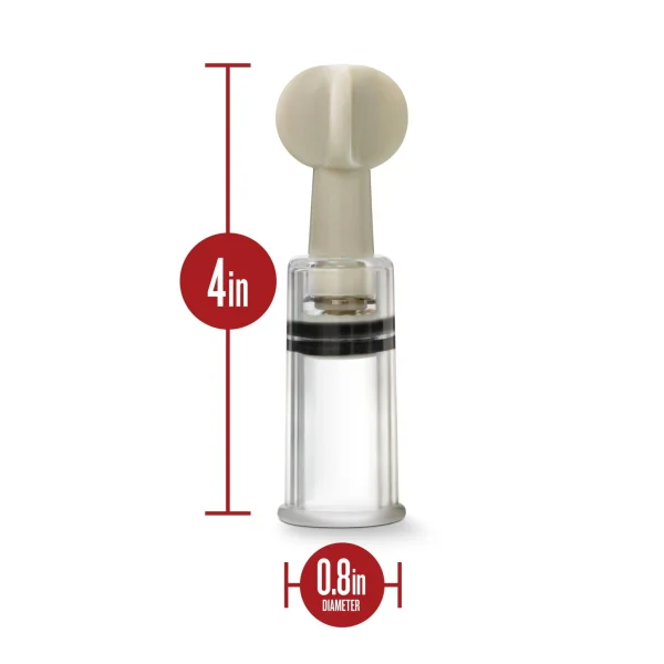 Temptasia Clit And Nipple Twist Suckers Set of 3 Clear