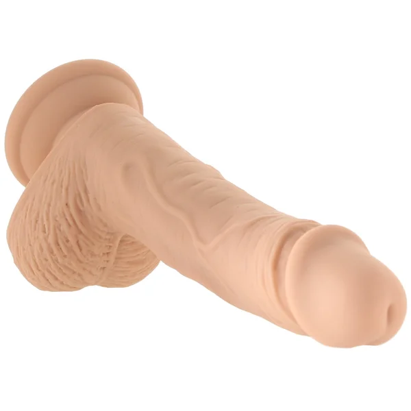 Silicone Studs Realistic 5" Suction Cup Dildo - Vanilla