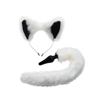 Tailz Faux Fur Fox Tail Butt Plug Ears