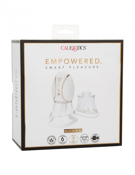 California Exotic Empowered Smart Pleasure Queen Suction Massager With Tongue