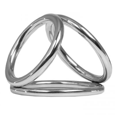 Hot Hardware Troika Stainless Steel Cock Ring Medium or Large