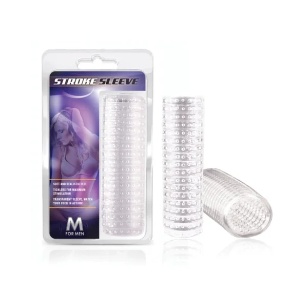 M for Men Stroke Sleeve - Clear