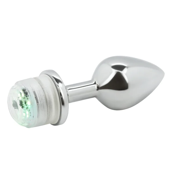 Light-Up Metal Anal Plug with Remote — image 16 of 19
