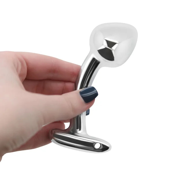 Metal Weighted Prostate Pull Bead Plug With Curved Handle — image 9 of 9