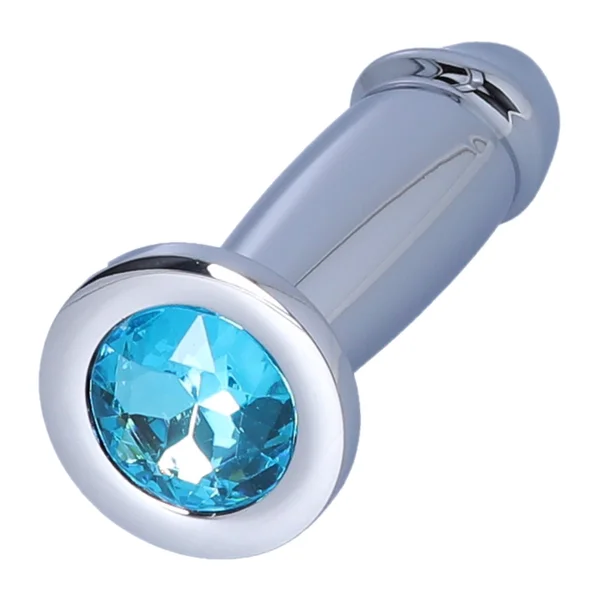 Penis Shape Metal Anal Plug Dildo With Jewel — image 15 of 16
