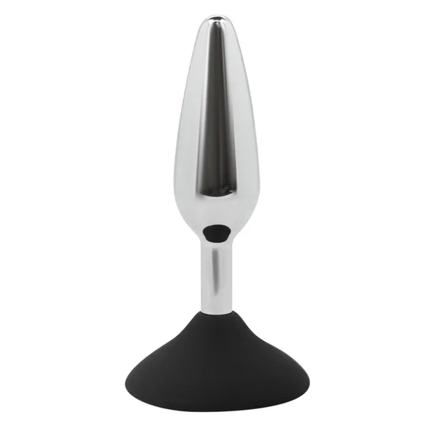Tapered Metal Butt Plug With Flared Base — image 6 of 7