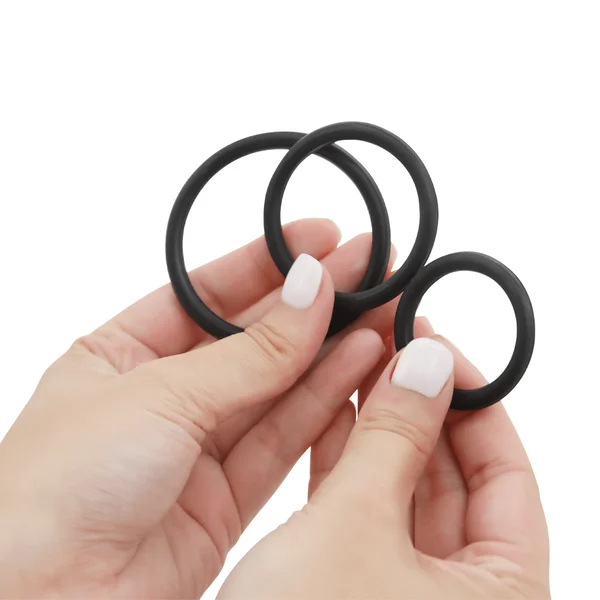 Trio Silicone Cock Ring Set - Erection Stacking Kit — image 17 of 18