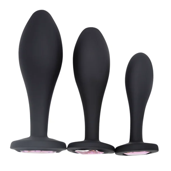 Bulbed Anal Plug with Jewel — image 20 of 25