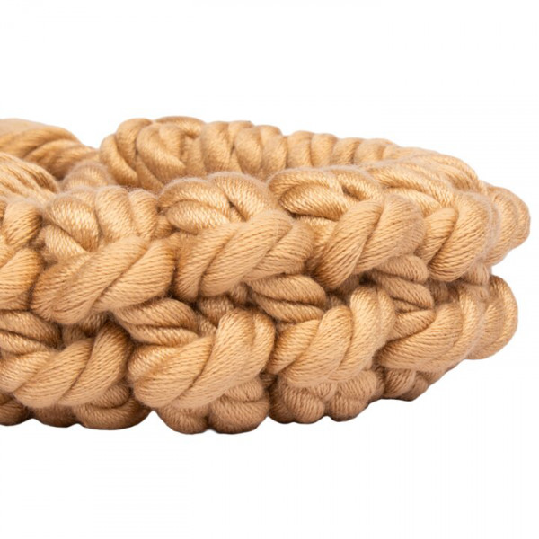 Bondara Shibari Rope Bondage Pre-Tied Wrist Cuffs To Leash