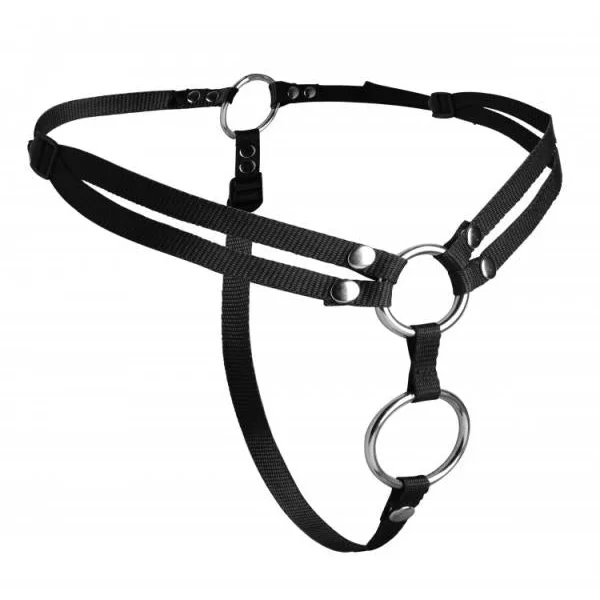Strap U Unity Double Penetration Strap-on Harness