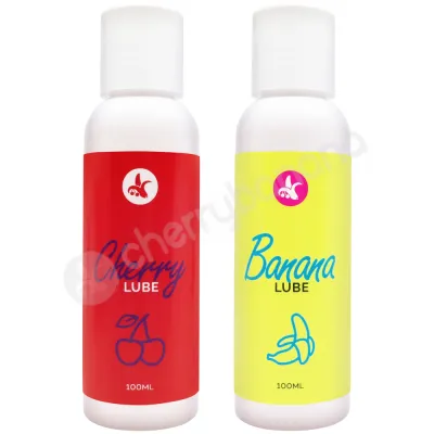 Essentials Cherry Banana Flavoured Lube Combo 100ml