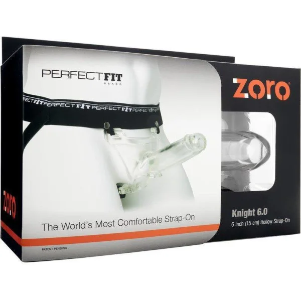 Zoro Knight Soft Clear Hollow Strap-On