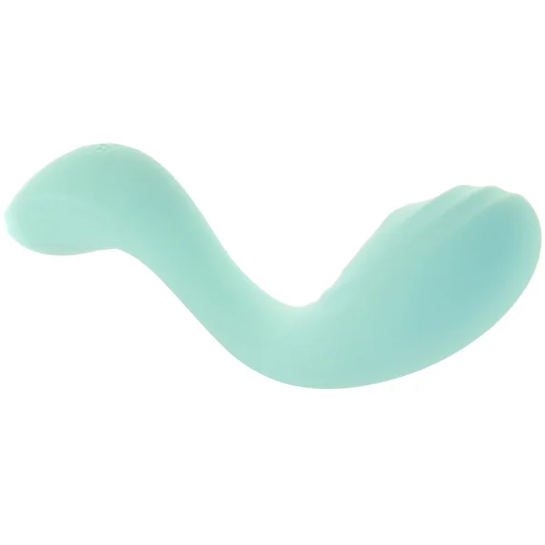 Satisfyer Rrrolling Pleasure Silicone Rechargeable Waterproof 12-Function G-Spot Vibrator - Mint