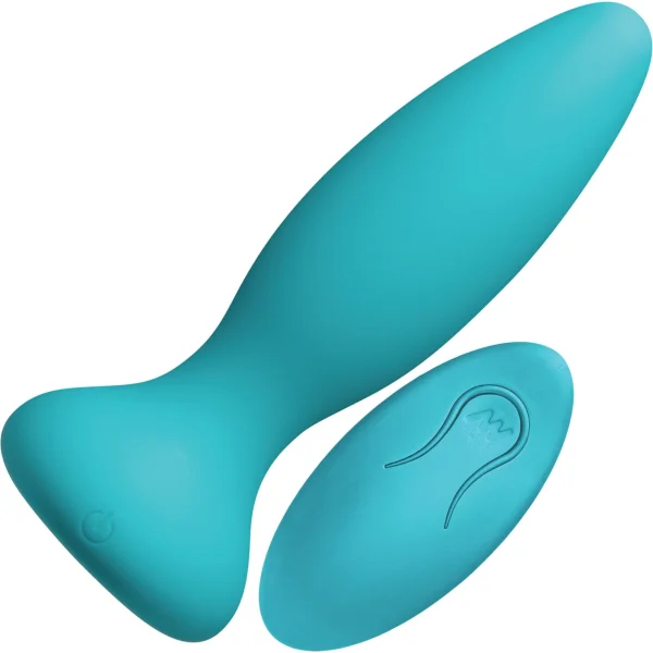 Doc Johnson A-Play Thrust Thumping Plug with Remote, 2 Sizes