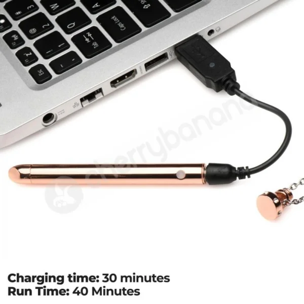 Charmed 7X Rose Gold Vibrating Necklace