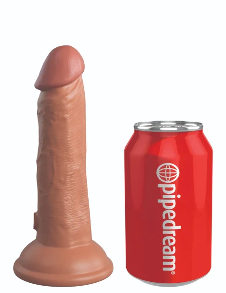 6'' Vibrating Dual Density Cock